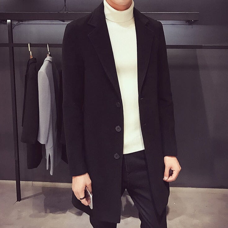 Sobretudo Masculino Grife Elegante