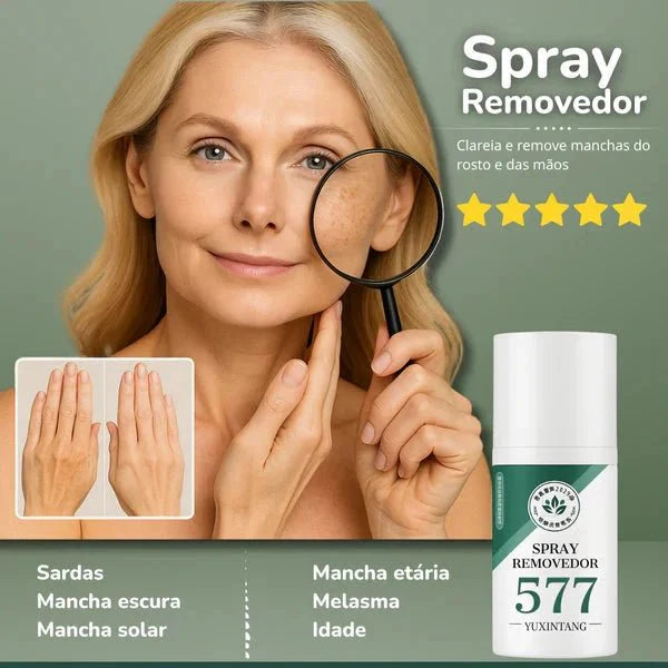 Spray Removedor de manchas de Sol, IDADE E MELASMA! Desconto+ Frete Grátis