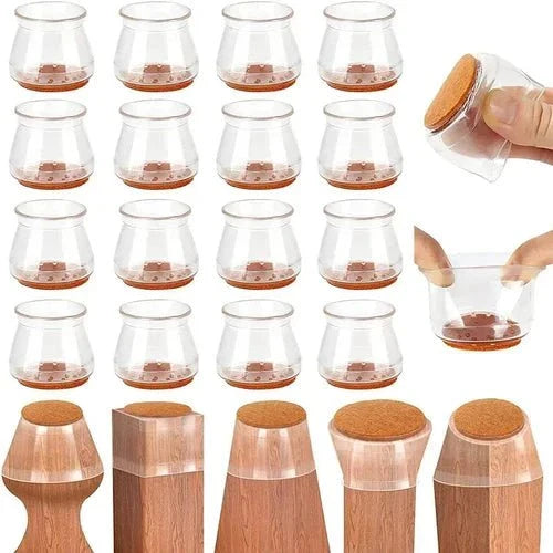 Tampa Para Pernas de Moveis - PéFlex® (Protege contra Riscos e Barulhos)