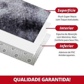 Tapete Felpudo Colorido para Quartos Infantis – Antialérgico e Macio