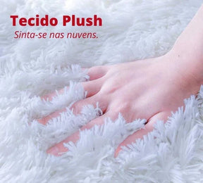 Tapete Liso Soft Felpudo Creme