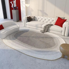 Tapete Luxuoso de Formato Irregular Confort Moderno