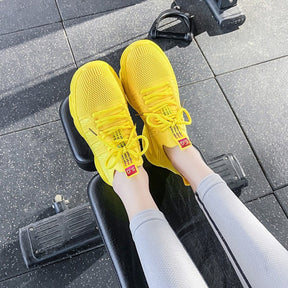 Tênis Knit Confortável Plataforma Feminino