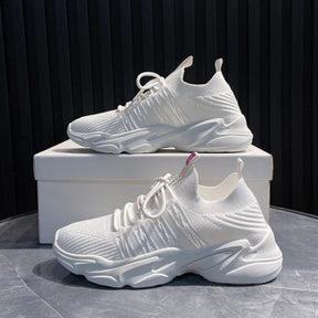 Tênis Knit Confortável Plataforma Feminino