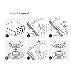 Vacuum Pro – Kit Compactador com Bomba Elétrica