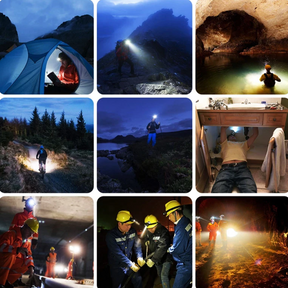 Lanterna de Cabeça Super Potente