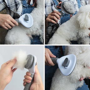 Escova Autolimpante Pet - Rasqueadeira