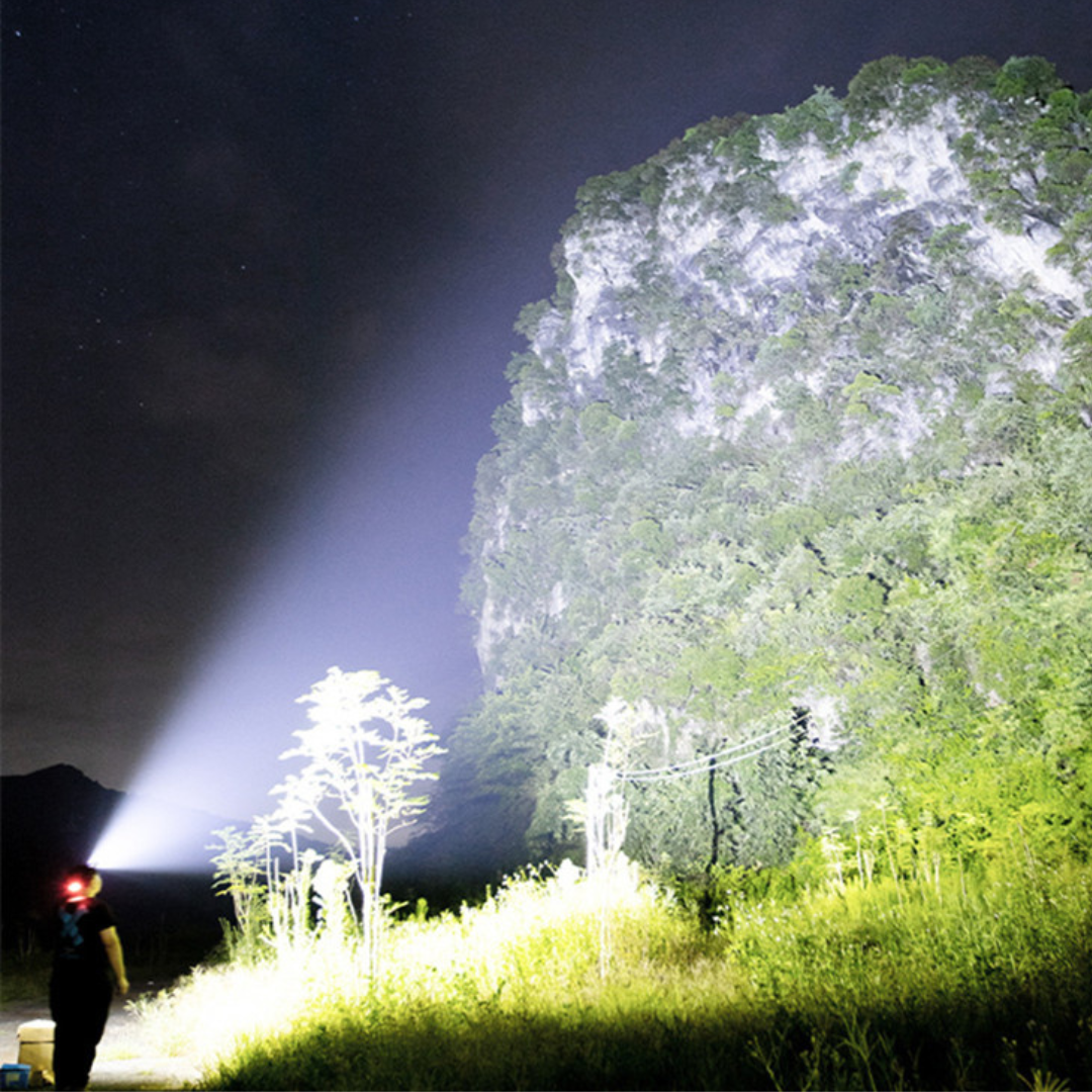 Lanterna de Cabeça Zoom Potente