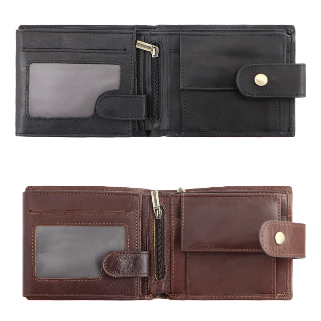 Carteira Masculina de Couro Antifurto | A Mais Segura do Mundo