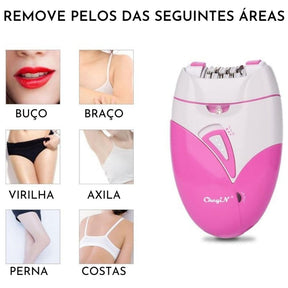 Depilador Elétrico Feminino Recarregável