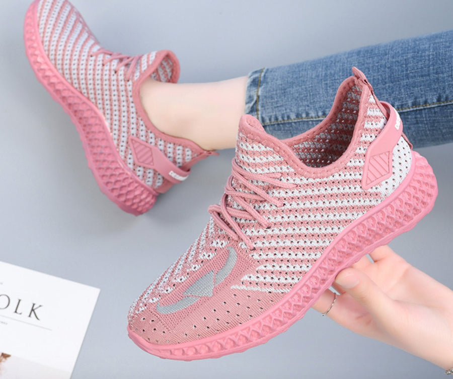 Tênis Mesh Feminino Conforto Colorido