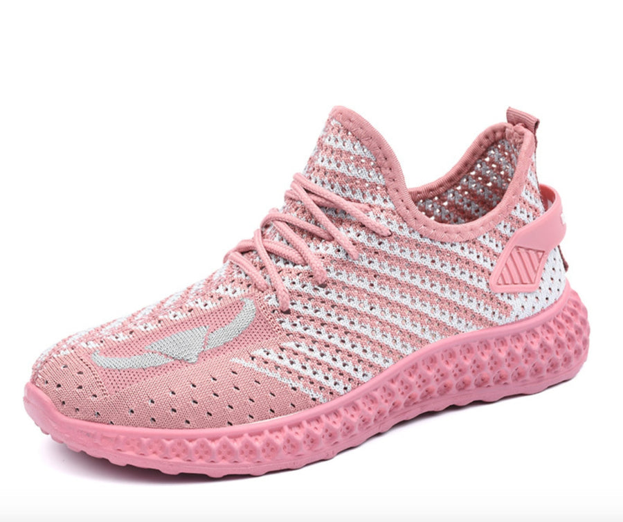 Tênis Mesh Feminino Conforto Colorido